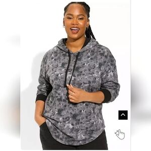 TORRID Relaxed Fit Cozy Fleece Drop Shoulder Hoodie 6X